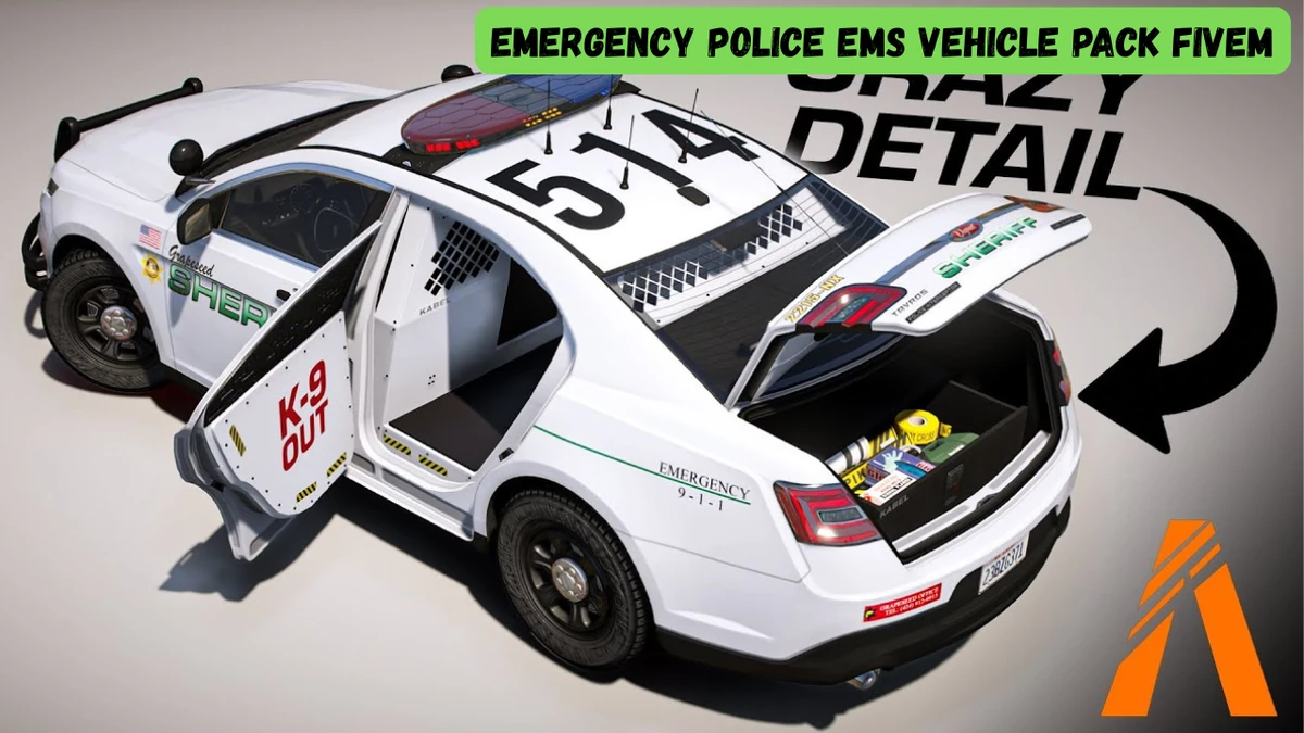 Emergency Police EMS Vehicle Pack FiveM